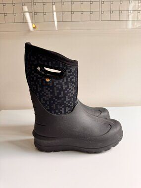 BOGS Neo-Classic Amazed Rain Boots (Size 3 - Little Kid)